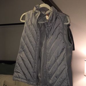 Lucy grey puffer vest